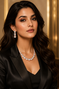 Luna Luxe™ Radiance Crystal Necklace & Earrings Set