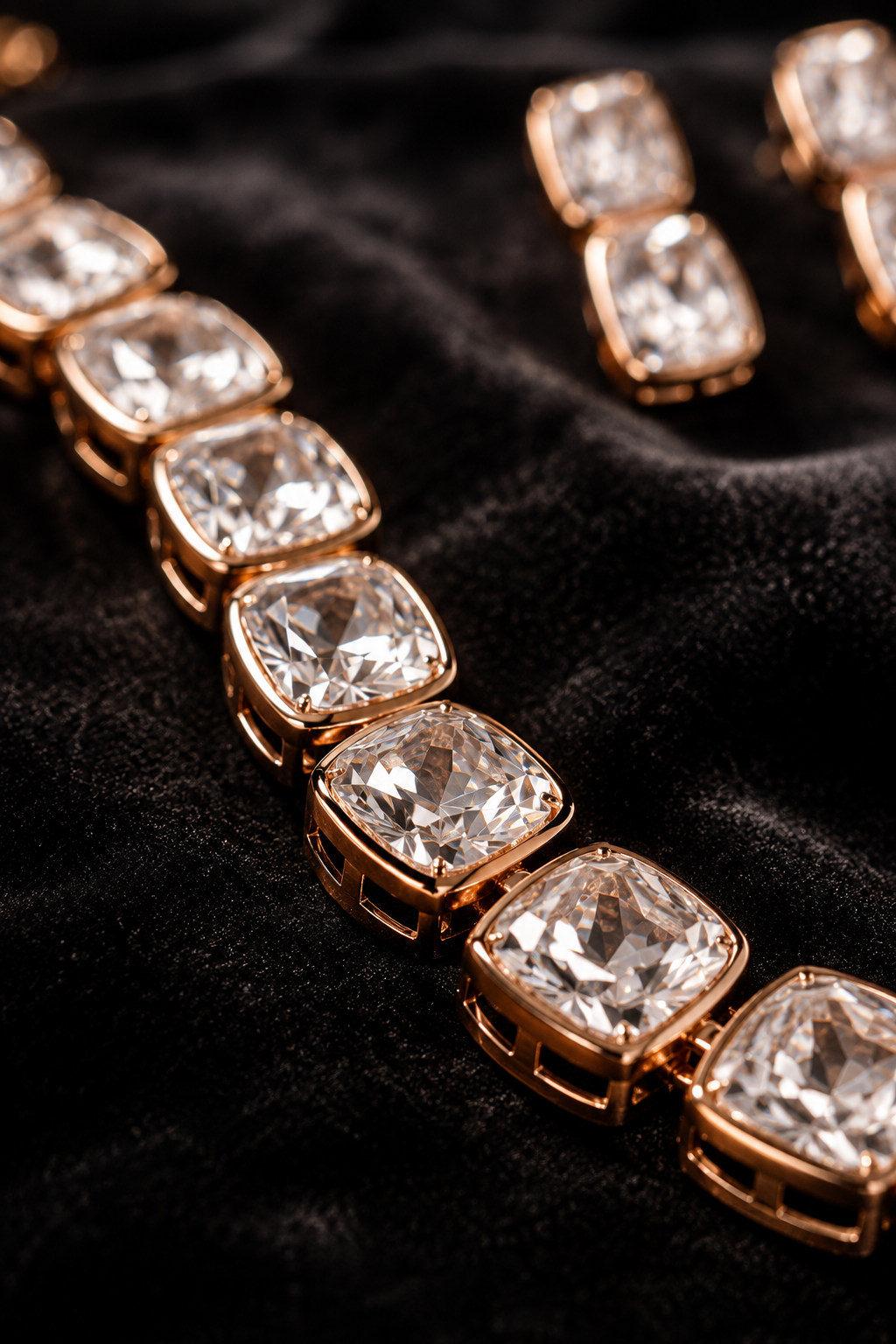 Luna Luxe™ Radiance Crystal Necklace & Earrings Set